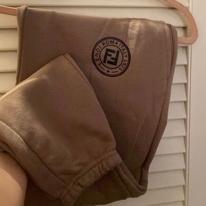 Chocolate brown sweatpants